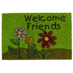 Decor-Kokosmatte Welcome Friends 40 x 60 cm