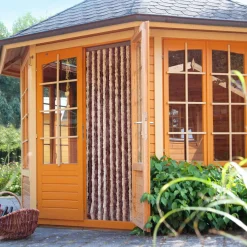 Deko-Vorhang Flauschi braun-beige