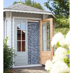 Deko-Vorhang Flauschi silbergrau