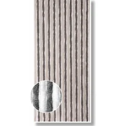 Deko-Vorhang Flauschi silver-weiß