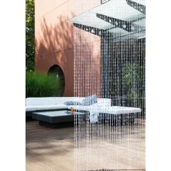 Deko-Vorhang Kristal 90 x 200 cm Kunststoff