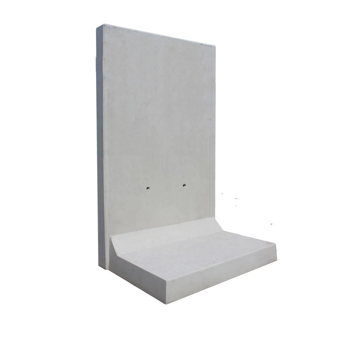 Diephaus L-Stein bewehrt grau 205 x 100 x 115 x 12 cm