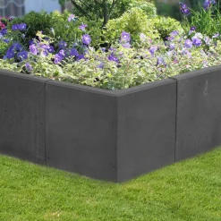 Diephaus L-Stein-Ecke anthrazit 60 x 50 x 50 x 7 cm