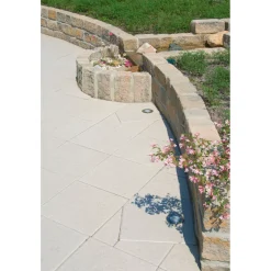 Diephaus Mauerstein Cup Muschelkalk 40 x 10 x 10 cm PE3