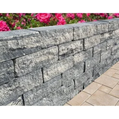 Diephaus Mauerstein Cup Midi Weiss-Schwarz 35 x 20 x 15 cm