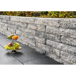 Diephaus Mauerstein Cup Weiss-Schwarz 60 x 20 x 10 cm Anfangsstein