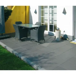 Diephaus Terrassenplatte No.1 Diamant 40 x 40 x 4 cm Schwarz-basalt