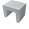 Diephaus U-Stein grau 40 x 40 x 40 cm
