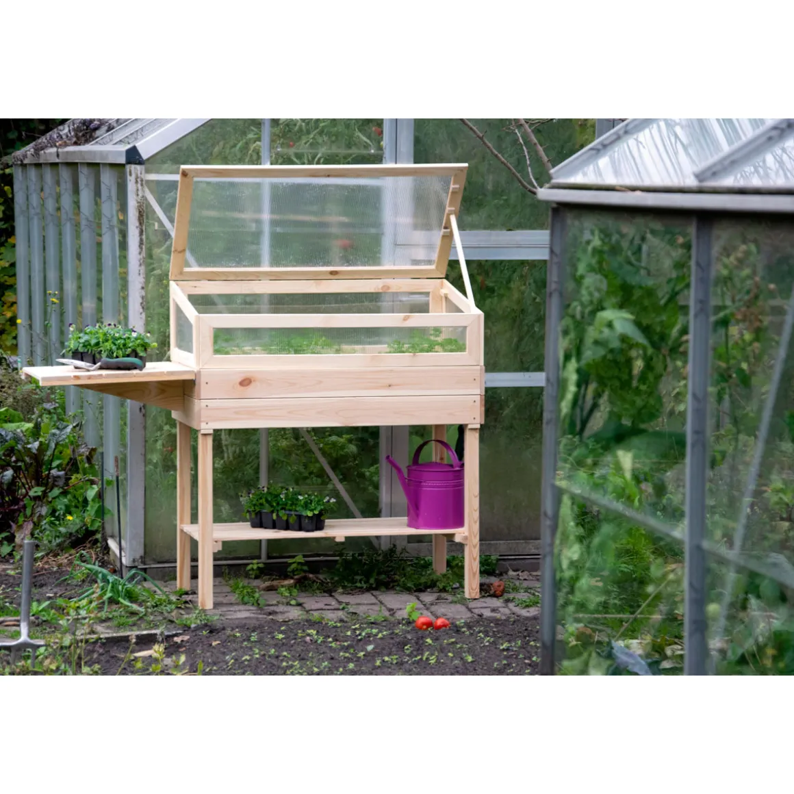 dobar Hochbeet beige 150 x 107 x 50 cm