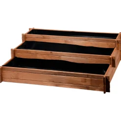 dobar Hochbeet Peru 110 x 36 x 88 cm braun