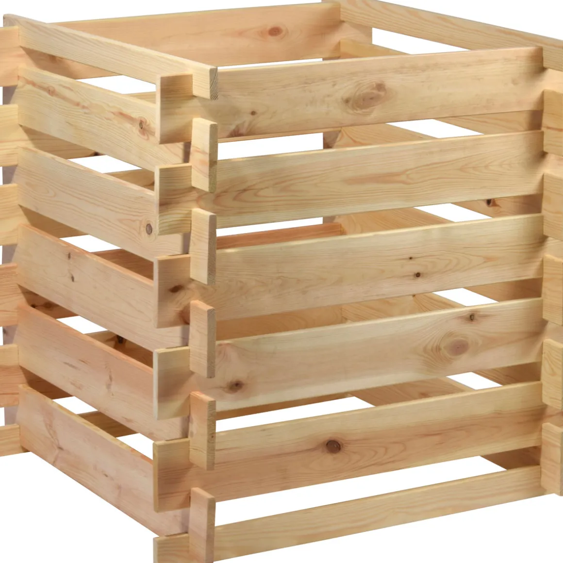 dobar Holz-KomposterStecki 78 x 78 x 78 cm Kiefer natur