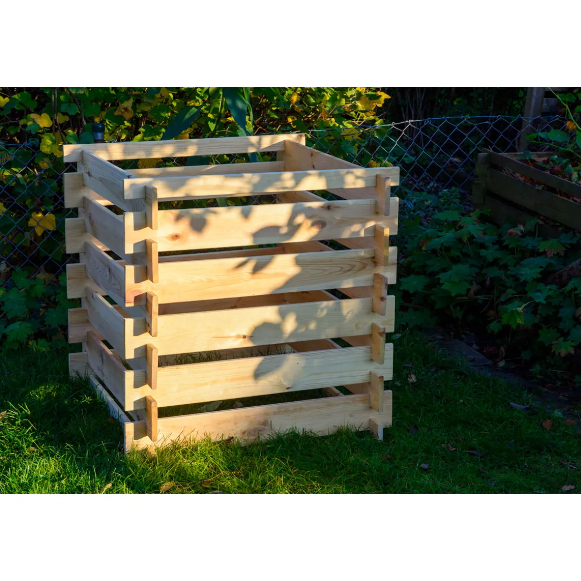 dobar Holz-KomposterStecki 78 x 78 x 78 cm Kiefer natur