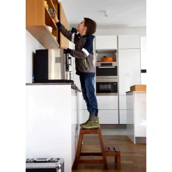 dobar Klapphocker 53/39 x 38 x 45 cm dunkelbraun