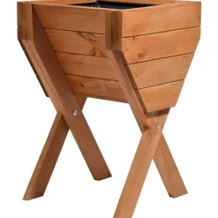 dobar Kleines Hochbeet 39 x 61 x 40 cm braun