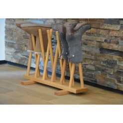 dobar Stiefelhalter 69 x 48 x 31 cm braun