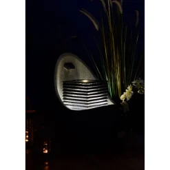 dobar XL Design-Gartenbrunnen 46,5 x 63,5 x 46,5 cm grau