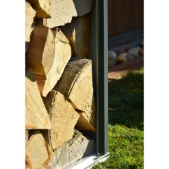 dobar XXL-Kaminholzregal Madera 163 x 154 x 83 cm grau