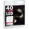 Drahtbeleuchtung 8 x 5 LEDs warmweiß