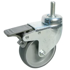 Dörner + Helmer Apparate-Lenkrolle mit Gewindestift-Gleitlager 75 x 25 mm