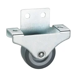 Dörner + Helmer Parkett-Bockrolle mit Gleitlager 38 x 18 mm seitlich