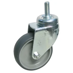 Dörner + Helmer TPE-Lenkrolle mit Gewindestift-Gleitlager 75 x 25 mm