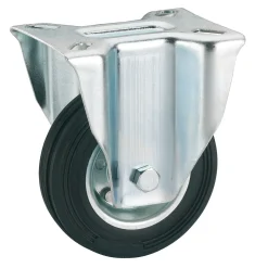 Dörner + Helmer Transportgeräte-Bockrolle mit Fadenschutz 100 x 30 mm verzinkt