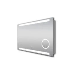 DSK Design LED Lichtspiegel Silver Rey 100 x 60 cm