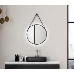 DSK Design LED Lichtspiegel Silver Barbier Dm 50 cm