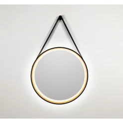 DSK Design LED Lichtspiegel Black Veran LED Dm 55 cm