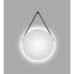 DSK Design LED Lichtspiegel Silver Barbier White Dm 50 cm