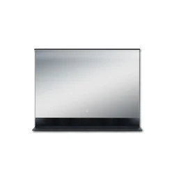 DSK Design LED Lichtspiegel Black Shelf 80 x 60 cm