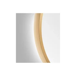 DSK Design LED Lichtspiegel Silver Barbier Gold Dm 80 cm