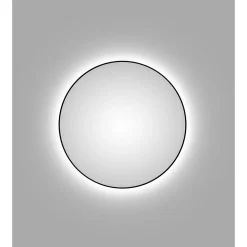 DSK Design LED Lichtspiegel Silver Globo Black Dm 120 cm