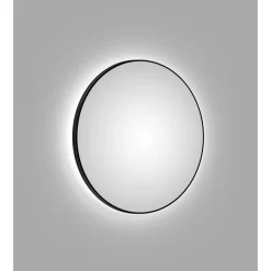 DSK Design LED Lichtspiegel Silver Globo Black Dm 120 cm