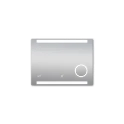 DSK Design LED Lichtspiegel Silver Rey 80 x 60 cm