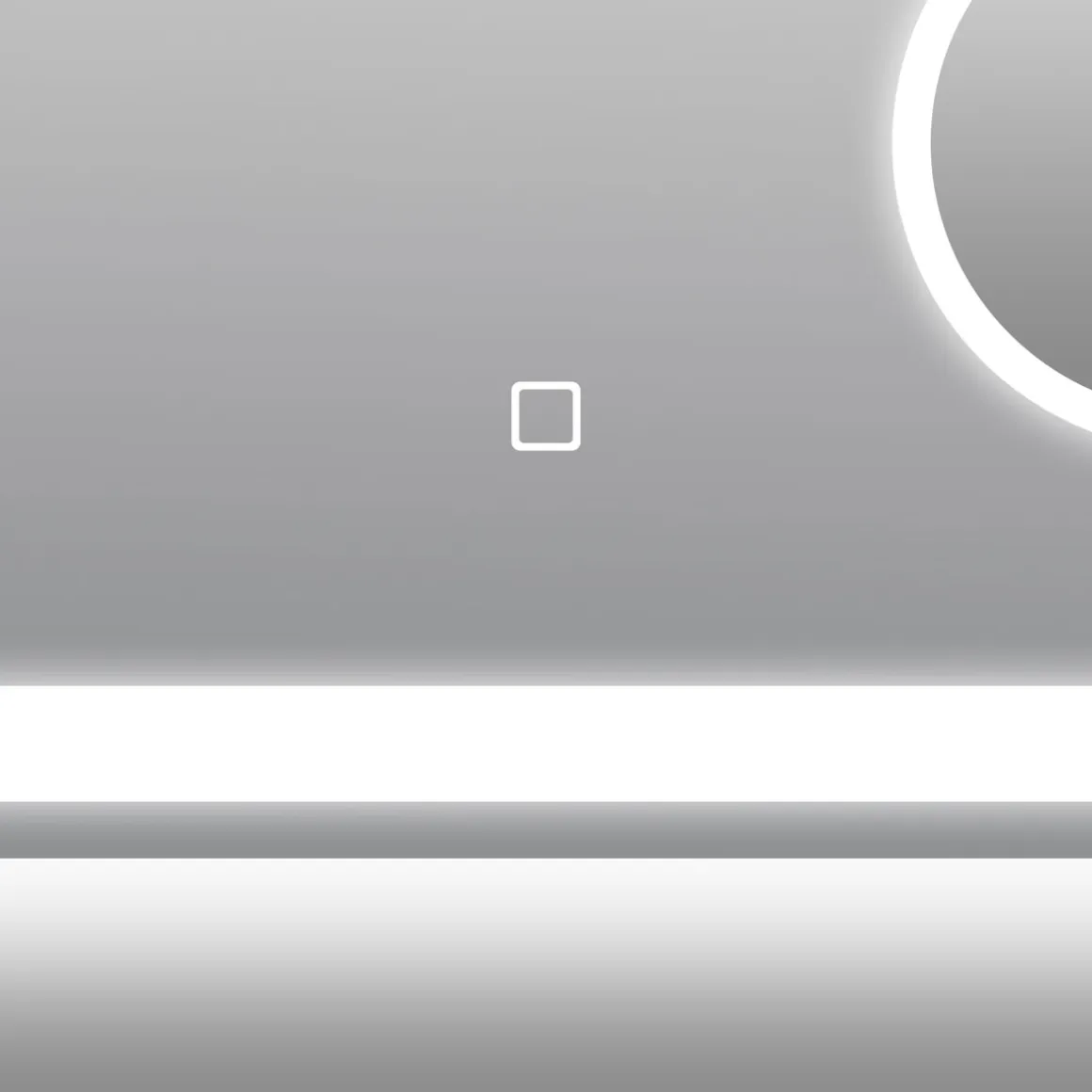 DSK Design LED Lichtspiegel Silver Rey 80 x 60 cm