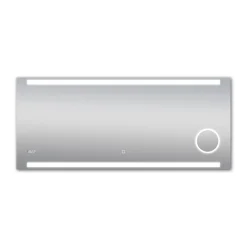 DSK Design LED Lichtspiegel Silver Rey 140 x 60 cm