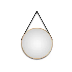 DSK Design LED Lichtspiegel Silver Barbier Gold Dm 50 cm