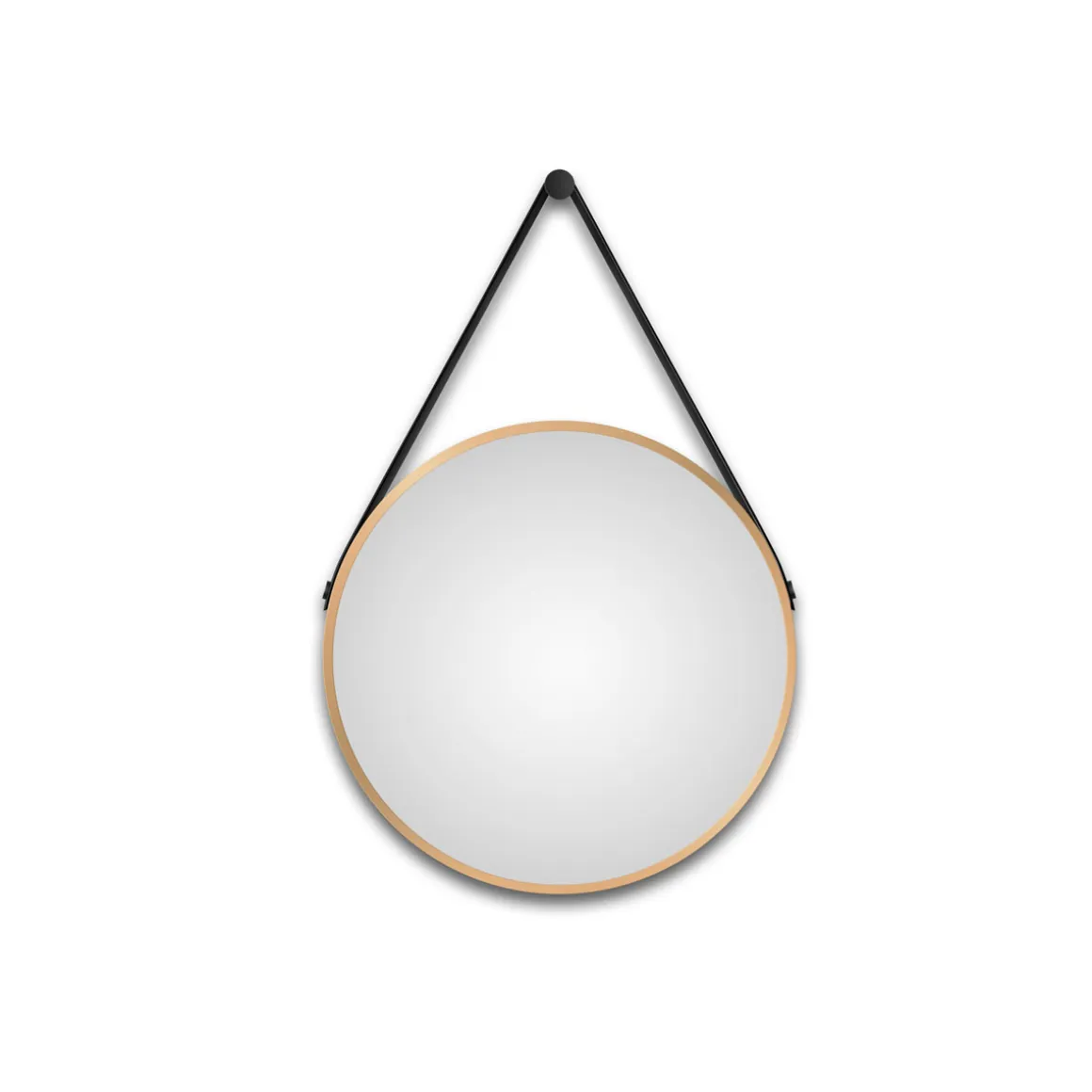 DSK Design LED Lichtspiegel Silver Barbier Gold Dm 50 cm