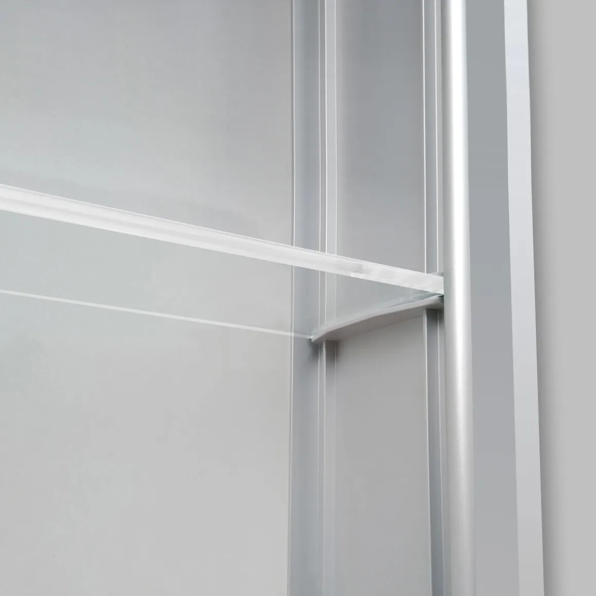 DSK Design LED Spiegelschrank Aluminio Vegas 40 x 60 cm