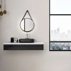 DSK Design Spiegel Black Primavera Dm 55 cm