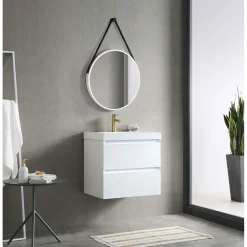 DSK Design Spiegel Silber Coiffeur White Dm 50 cm