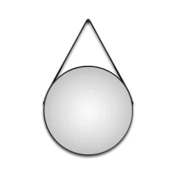 DSK Design Spiegel Silver Coiffeur Black Dm 80 cm