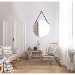 DSK Design Spiegel Silver Coiffeur White Dm 80 cm