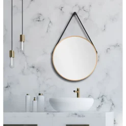 DSK Design Spiegel Silver Coiffeur Gold Dm 50 cm