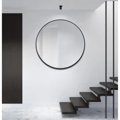 DSK Design Spiegel Silver Globo Black Dm 120 cm