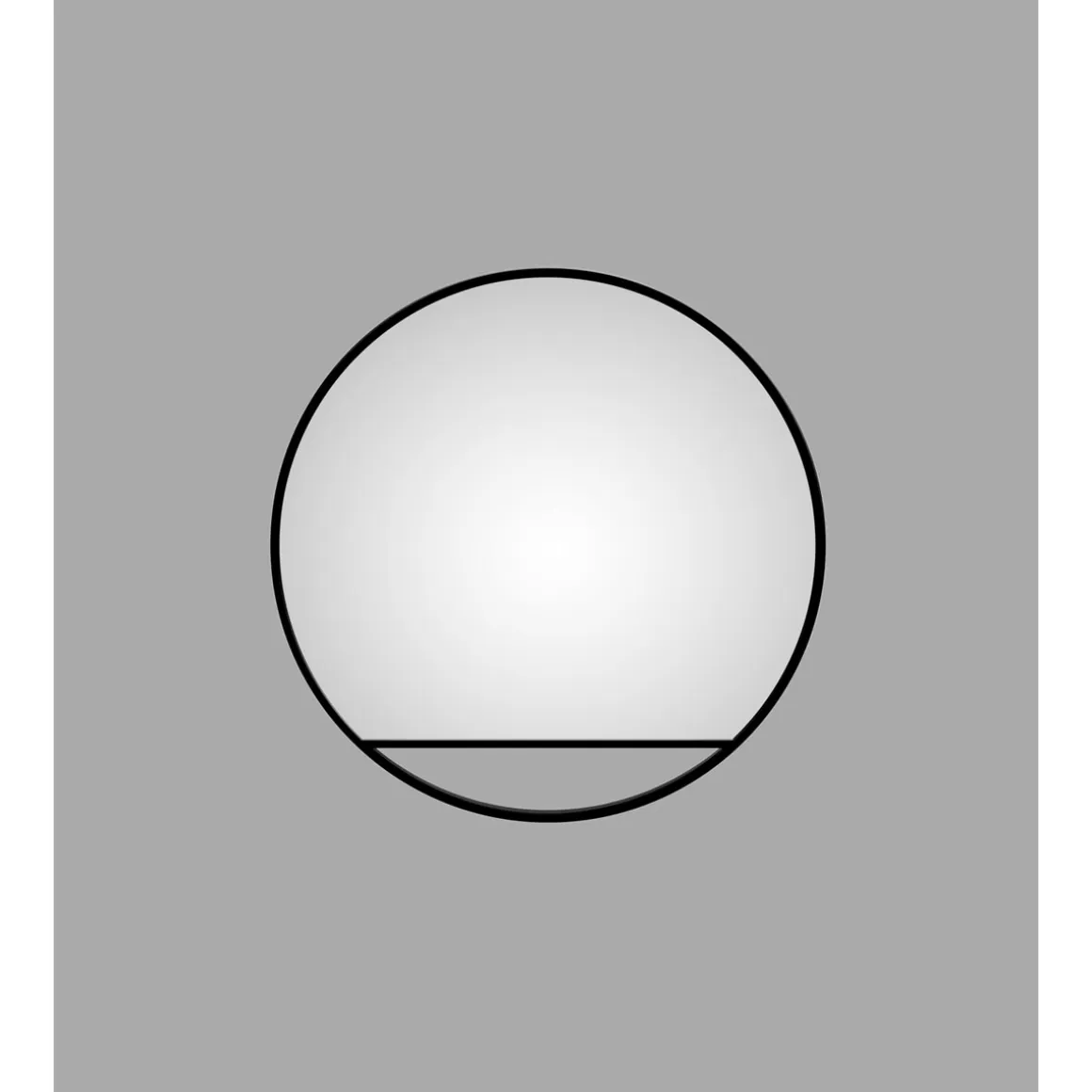 DSK Design Spiegel Silver Cosmos Black Dm 60 cm