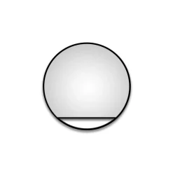 DSK Design Spiegel Silver Cosmos Black Dm 60 cm