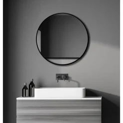 DSK Design Spiegel Silver Cosmos Black Dm 60 cm