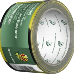 Duck Absperrband schwarz/gelb 60 mm x 66 m